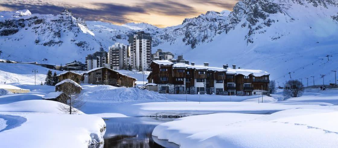 Charmant Studio Aux Pieds Des Pistes Vue Sur La Montagne Tignes Extérieur photo